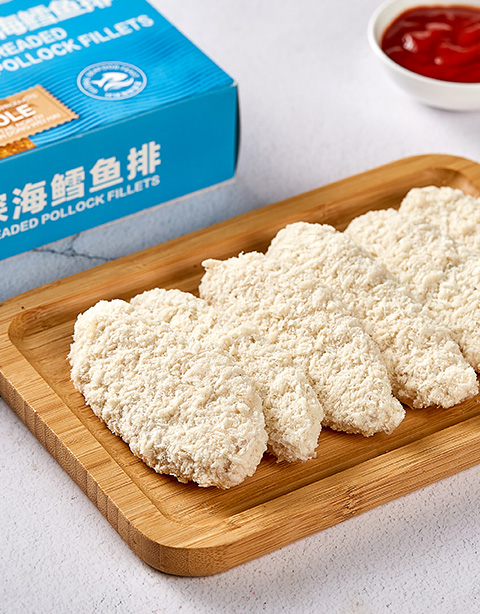 裹粉鳕鱼排