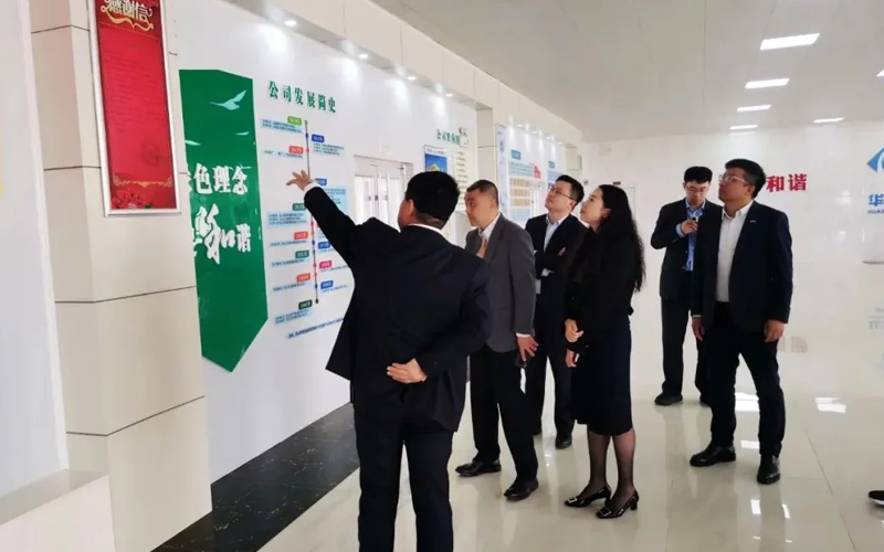 Leaders from Hongqiao District and Qingpu District of Shanghai visited Huaxin Group to inspect the development of the prefabricated vegetable industry